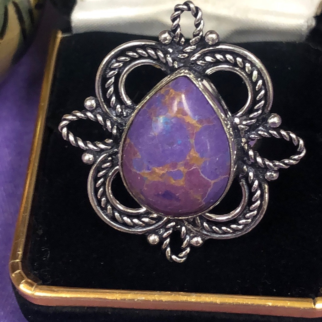 Silver Purple Ring